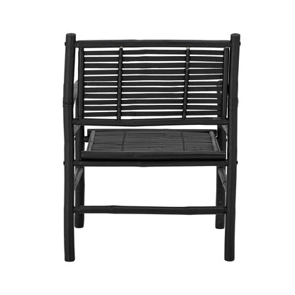 Bloomingville Coen Loungesessel, Schwarz, Bambus