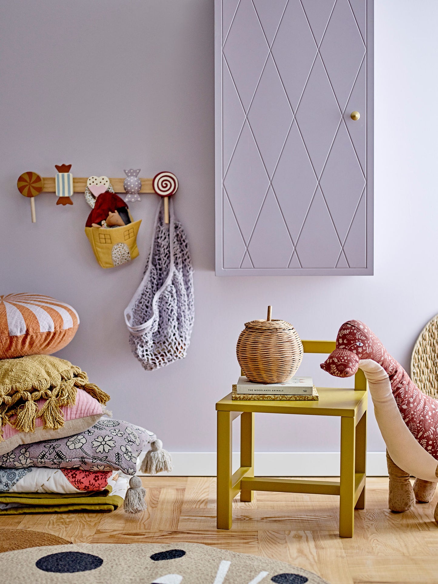 Bloomingville MINI Rudy Garderobe, Bunt, FSC®100%, MDF