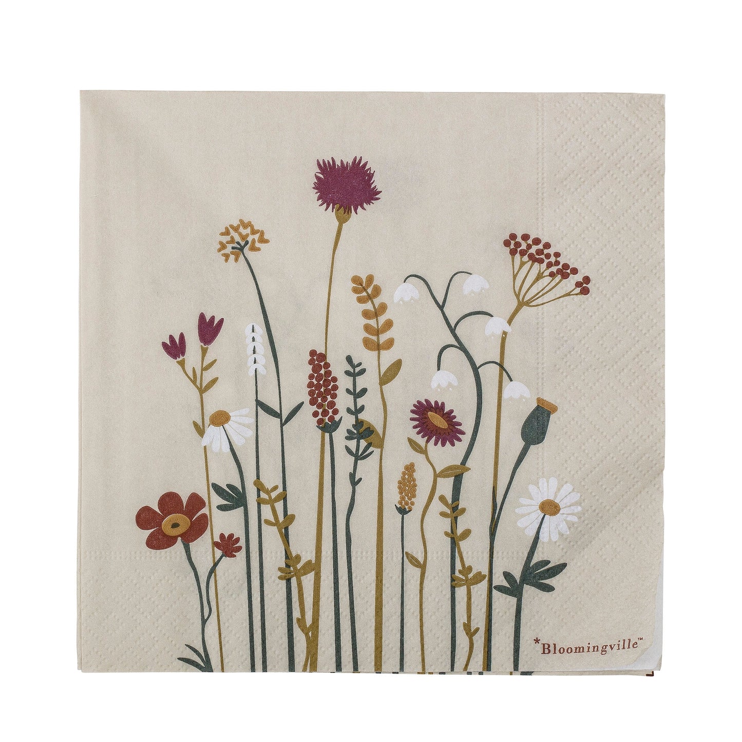Bloomingville Paige Serviette, Bunt, FSC®Mix, Paper