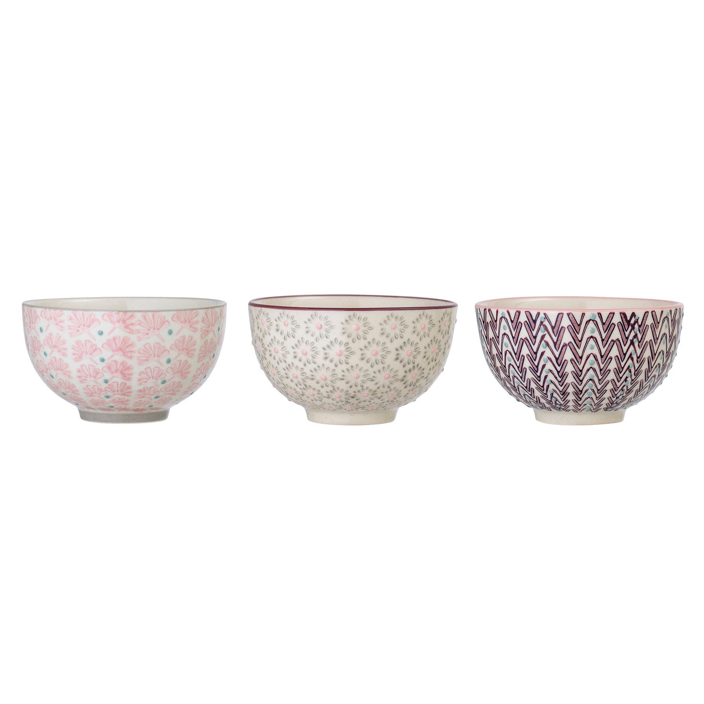 Bloomingville Maya Schale, Bunt, Steingut