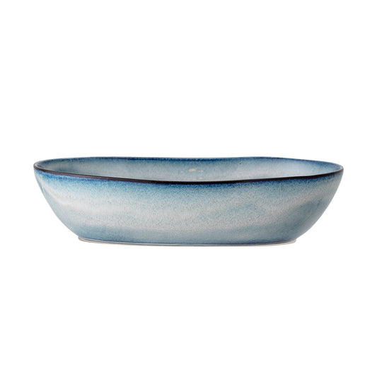 Bloomingville Sandrine Schale, Blue, Steingut