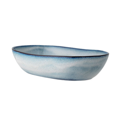 Bloomingville Sandrine Schale, Blue, Steingut