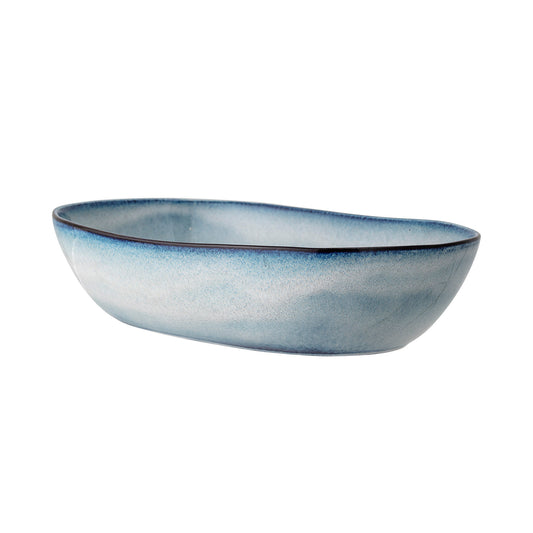 Bloomingville Sandrine Schale, Blue, Steingut