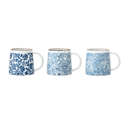 Bloomingville Molly Becher, Blue, Steingut