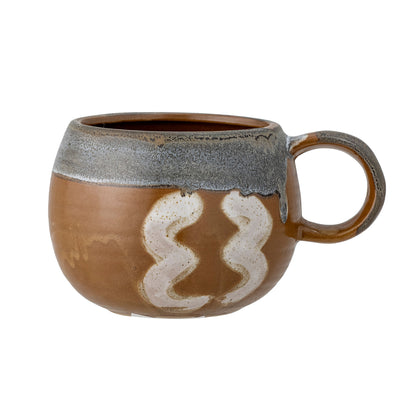 Bloomingville Senna Becher, Braun, Steingut