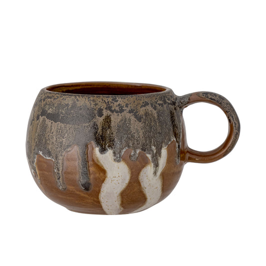Bloomingville Senna Becher, Braun, Steingut