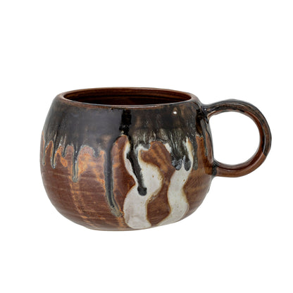 Bloomingville Senna Becher, Braun, Steingut