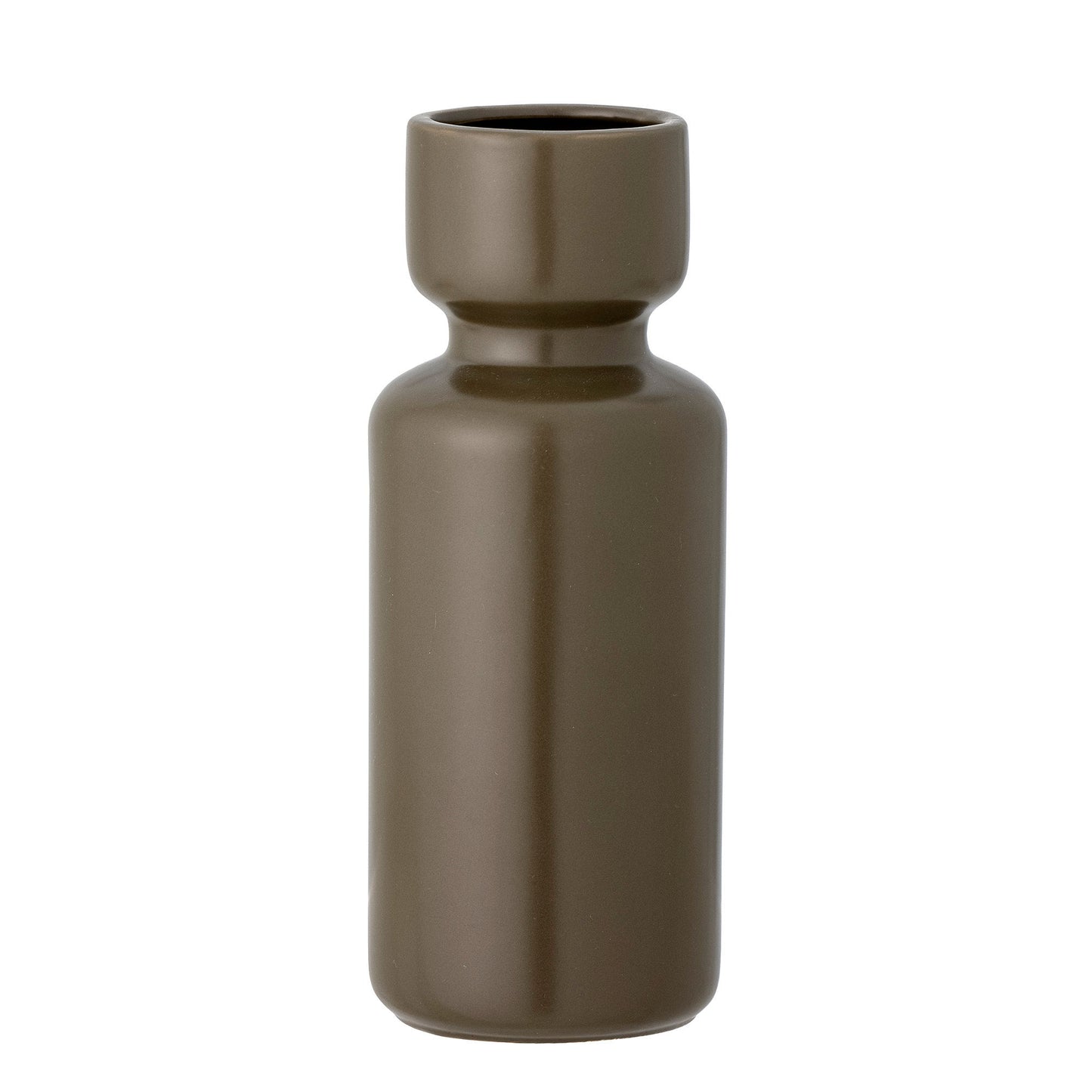 Bloomingville Ibro Vase, Grün, Steingut