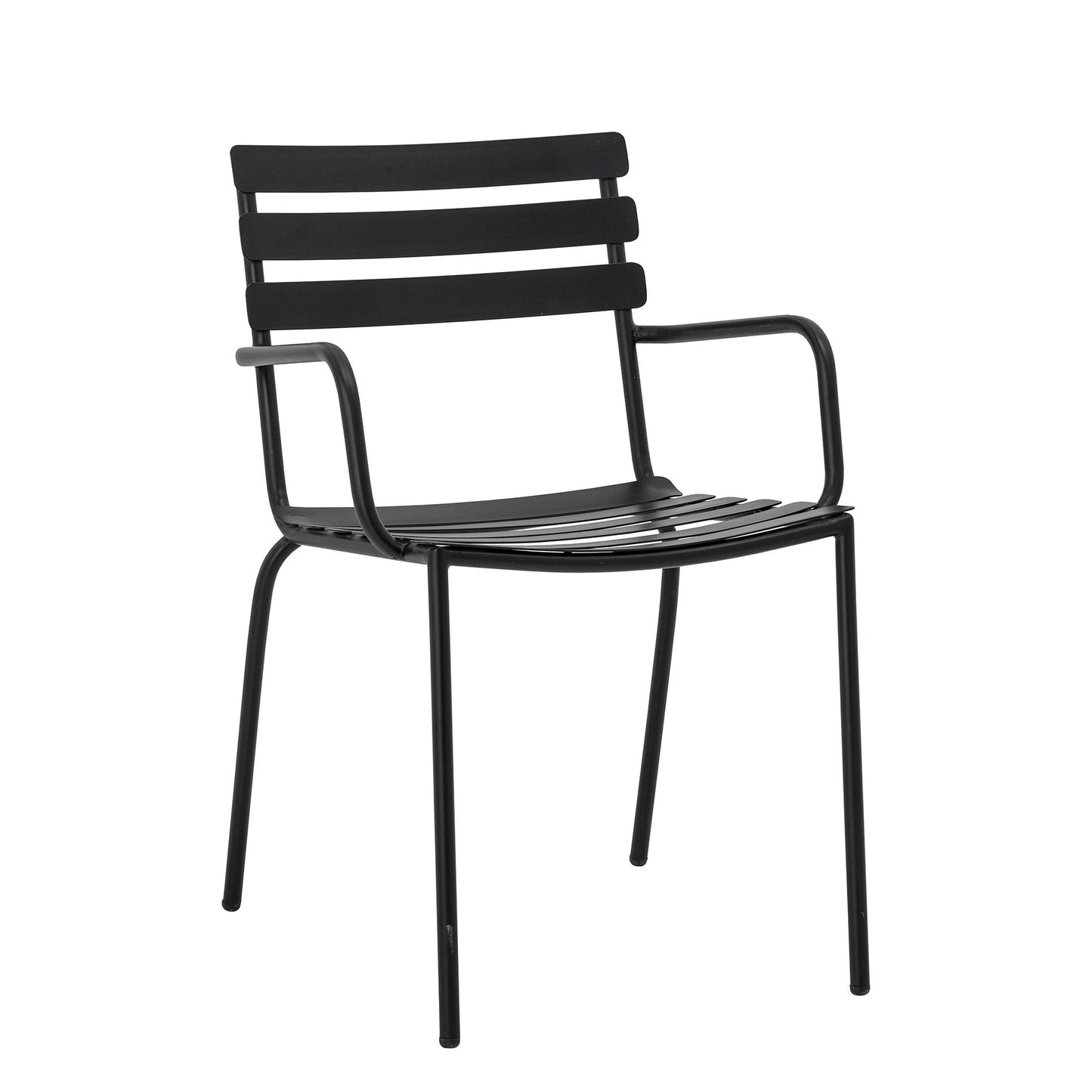 Bloomingville Monsi Esszimmerstuhl, Schwarz, Verzinktes Metall