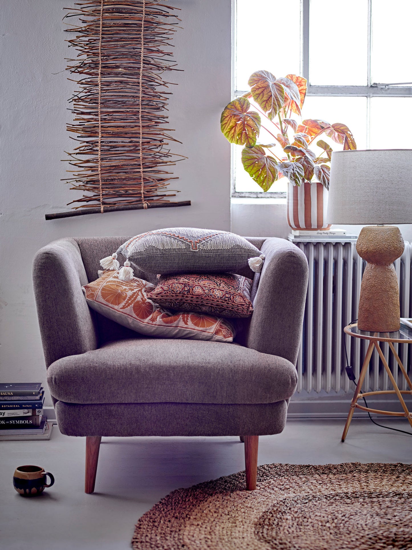 Bloomingville Solange Becher, Natur, Steingut
