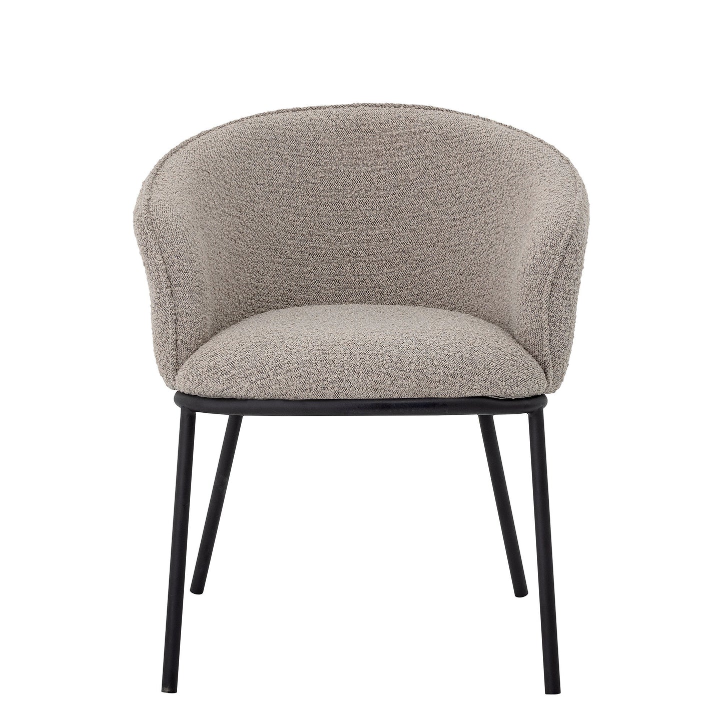 Bloomingville Cortone Esszimmerstuhl, Grau, Polyester