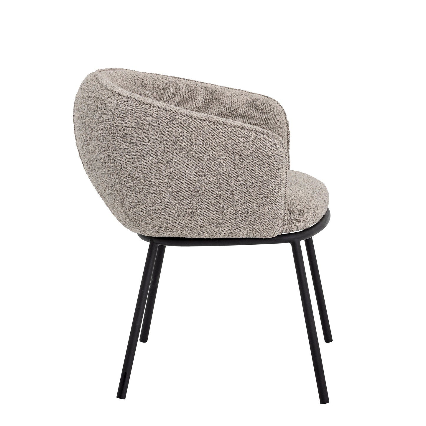 Bloomingville Cortone Esszimmerstuhl, Grau, Polyester