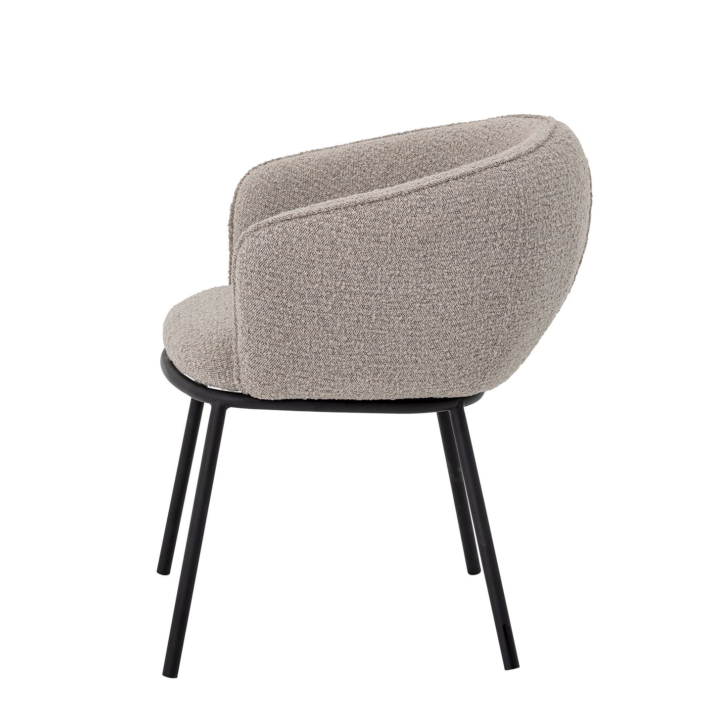 Bloomingville Cortone Esszimmerstuhl, Grau, Polyester