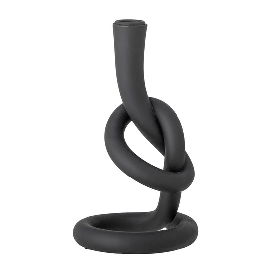 Bloomingville Flikka Kerzenhalter, Schwarz, Polyresin