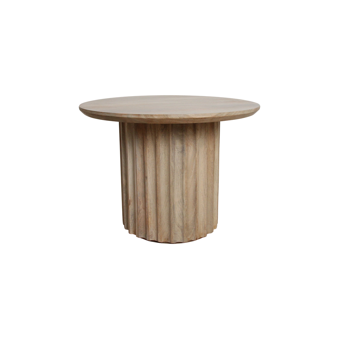 Bullnose Side Table Natural 55cm