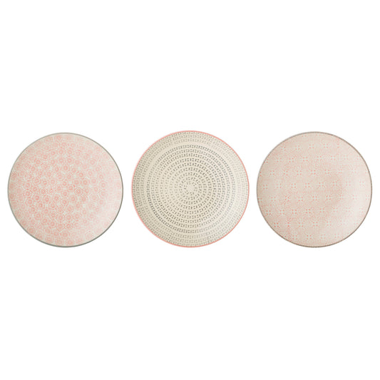 Bloomingville Cécile Teller, Bunt, Steingut