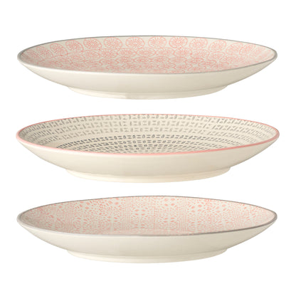 Bloomingville Cécile Teller, Bunt, Steingut