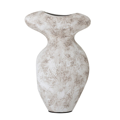 Bloomingville Nori Deko-Vase, Grau, Terrakotta