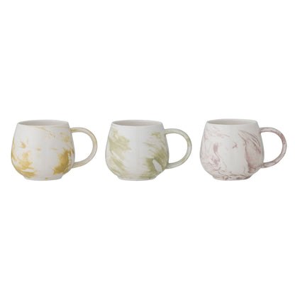 Bloomingville Palma Tasse, Bunt, Steingut