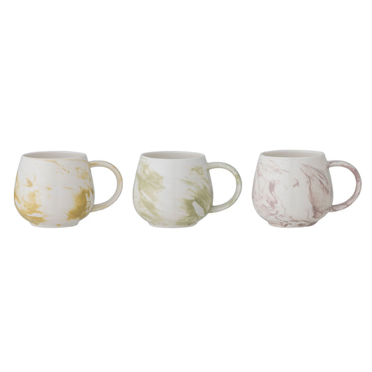 Bloomingville Palma Tasse, Bunt, Steingut
