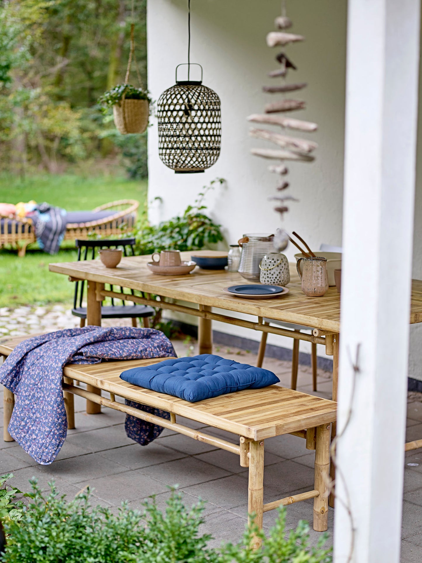 Bloomingville Sole Esstisch, Natur, Bambus