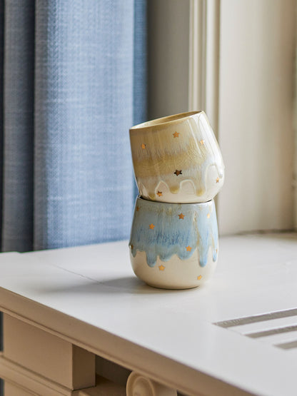 Bloomingville Starla Tasse, Bunt, Steingut