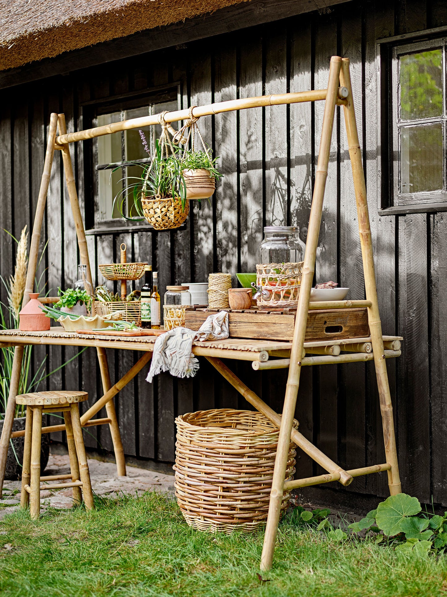Bloomingville Malo Esstisch, Natur, Bambus