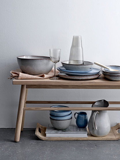 Bloomingville Sandrine Schale, Blue, Steingut