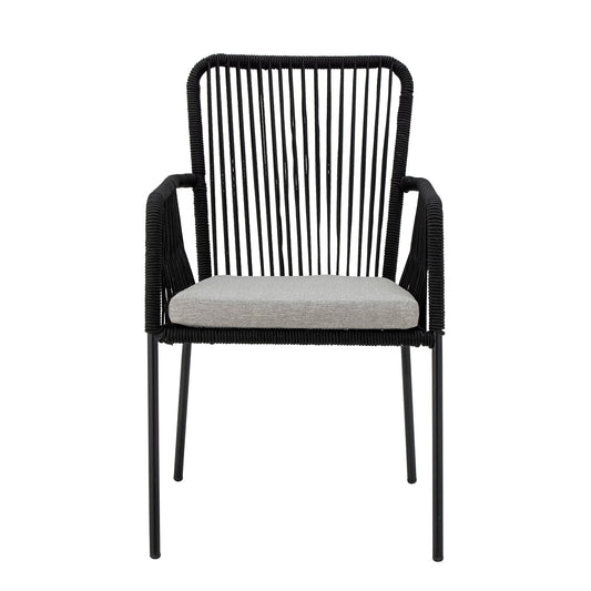Bloomingville Santino Esszimmerstuhl, Schwarz, Metall