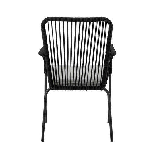 Bloomingville Santino Esszimmerstuhl, Schwarz, Metall