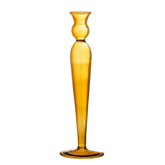 Bloomingville Dara Kerzenhalter, Gelb, Glas