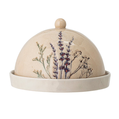 Bloomingville Bea Butterdose, Natur, Steingut