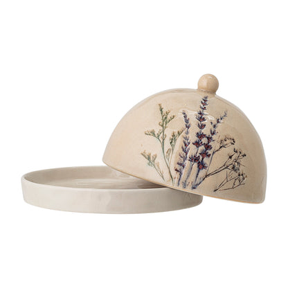 Bloomingville Bea Butterdose, Natur, Steingut