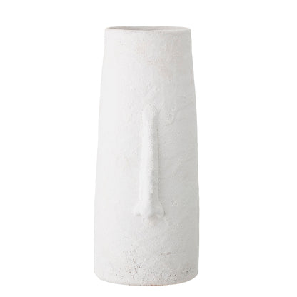 Bloomingville Berican Deko-Vase, Weiß, Terrakotta