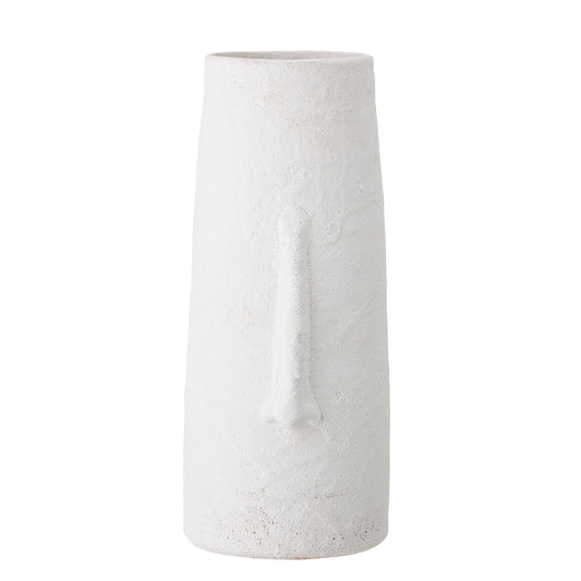 Bloomingville Berican Deko-Vase, Weiß, Terrakotta
