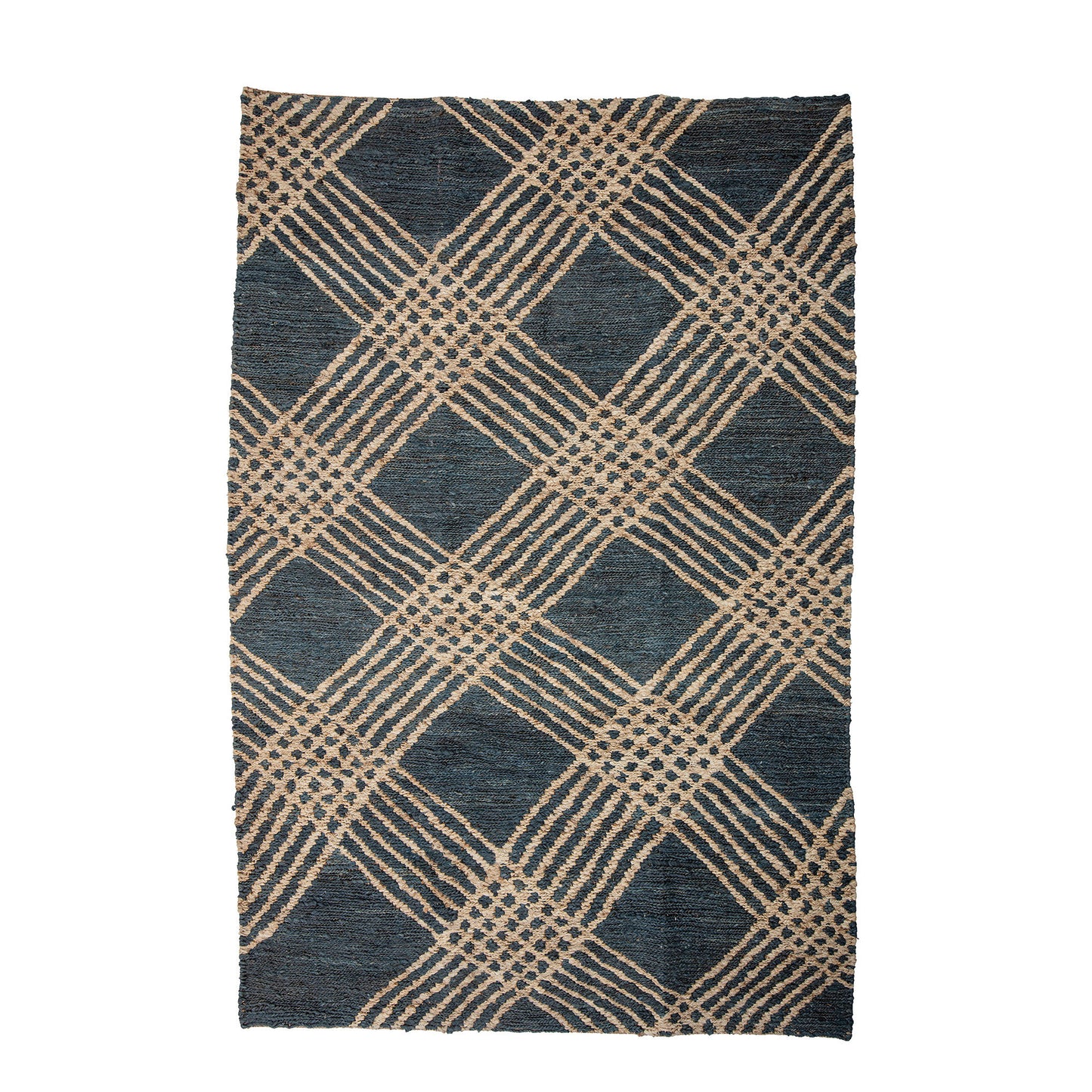 Bloomingville Cat Teppich, Schwarz, Jute