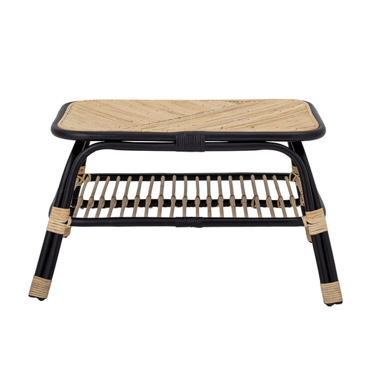 Bloomingville Loue Couchtisch, Schwarz, Rattan