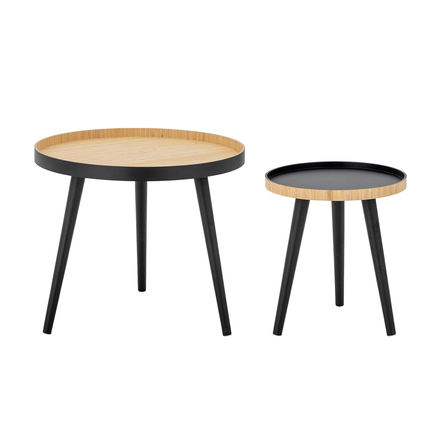 Bloomingville Cappuccino Couchtisch, Schwarz, Bambus