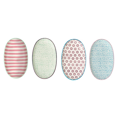 Bloomingville Patrizia Teller, Bunt, Steingut