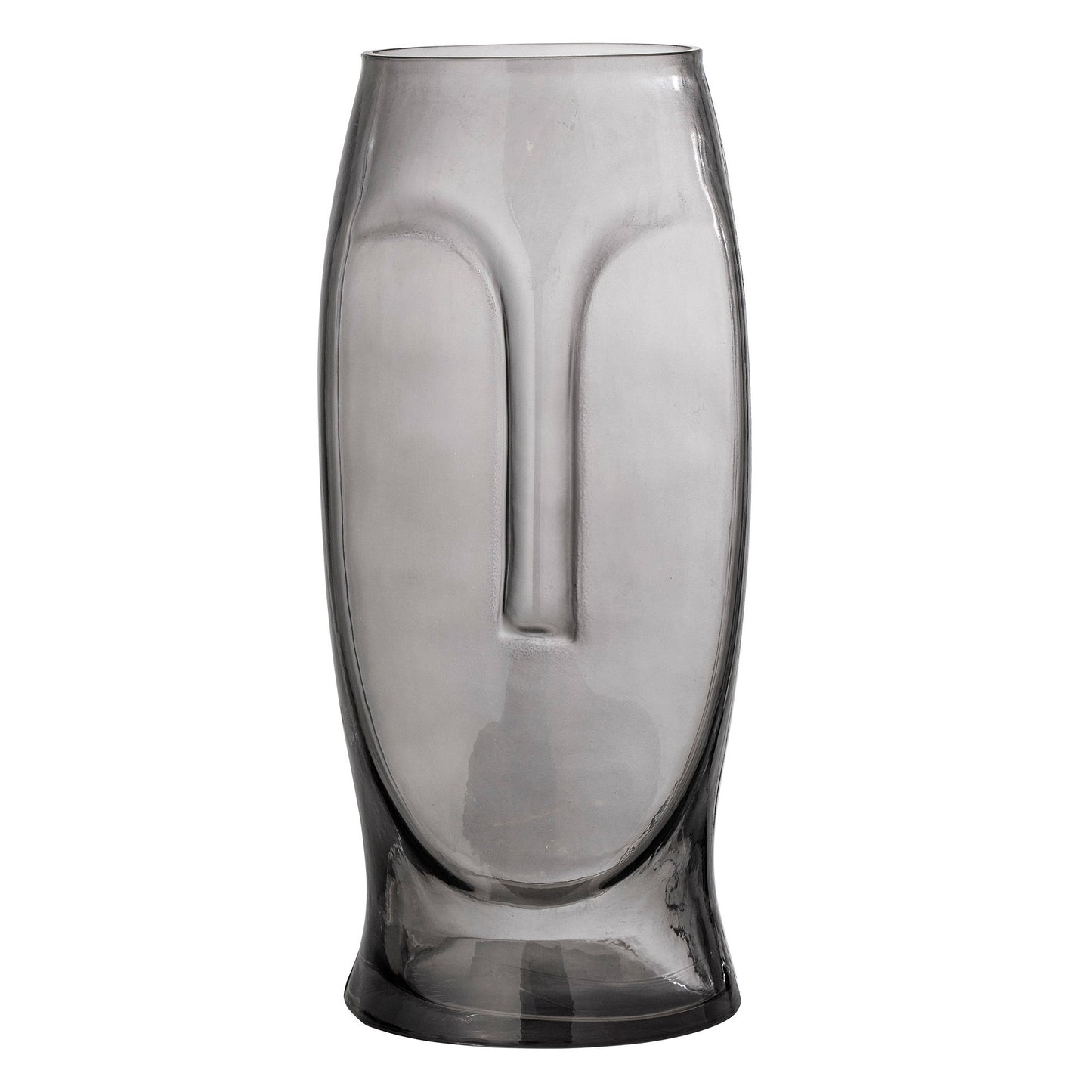 Bloomingville Ditta Vase, Grau, Glas