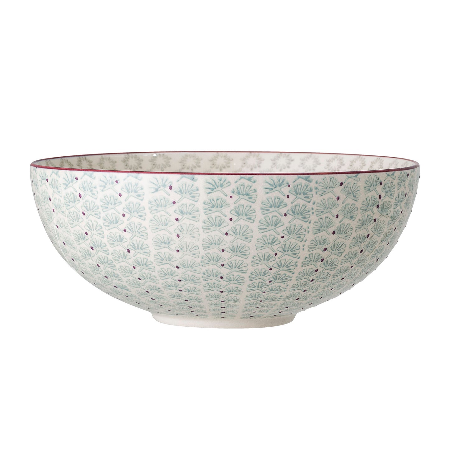 Bloomingville Maya Schale, Grün, Steingut