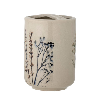 Bloomingville Bea Seifenspender-Set, Natur, Steingut