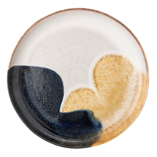 Bloomingville Jules Servierplatte, Blau, Steingut
