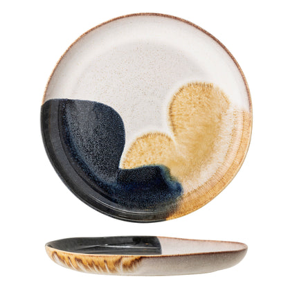 Bloomingville Jules Servierplatte, Blau, Steingut