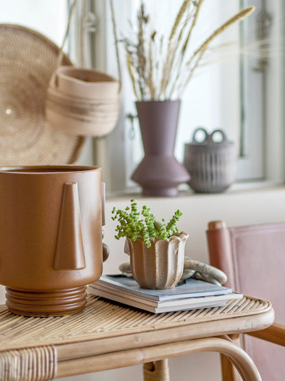 Bloomingville Guxim Blumentopf, Braun, Steingut