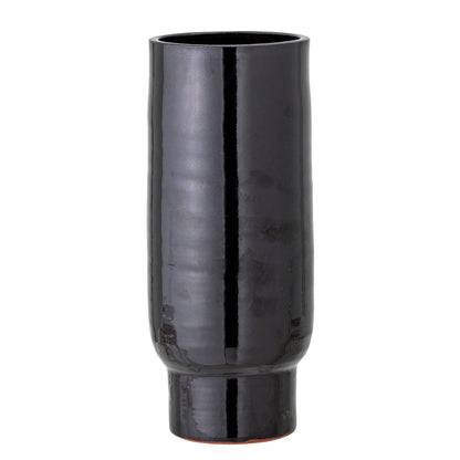Bloomingville Vefa Vase, Schwarz, Terrakotta