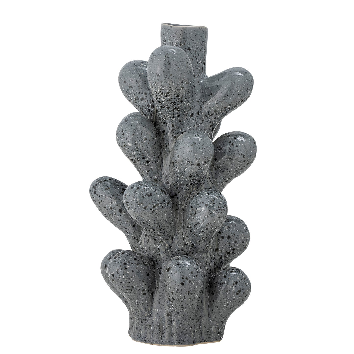 Bloomingville Innes Vase, Blue, Steingut