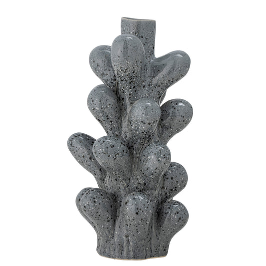 Bloomingville Innes Vase, Blue, Steingut