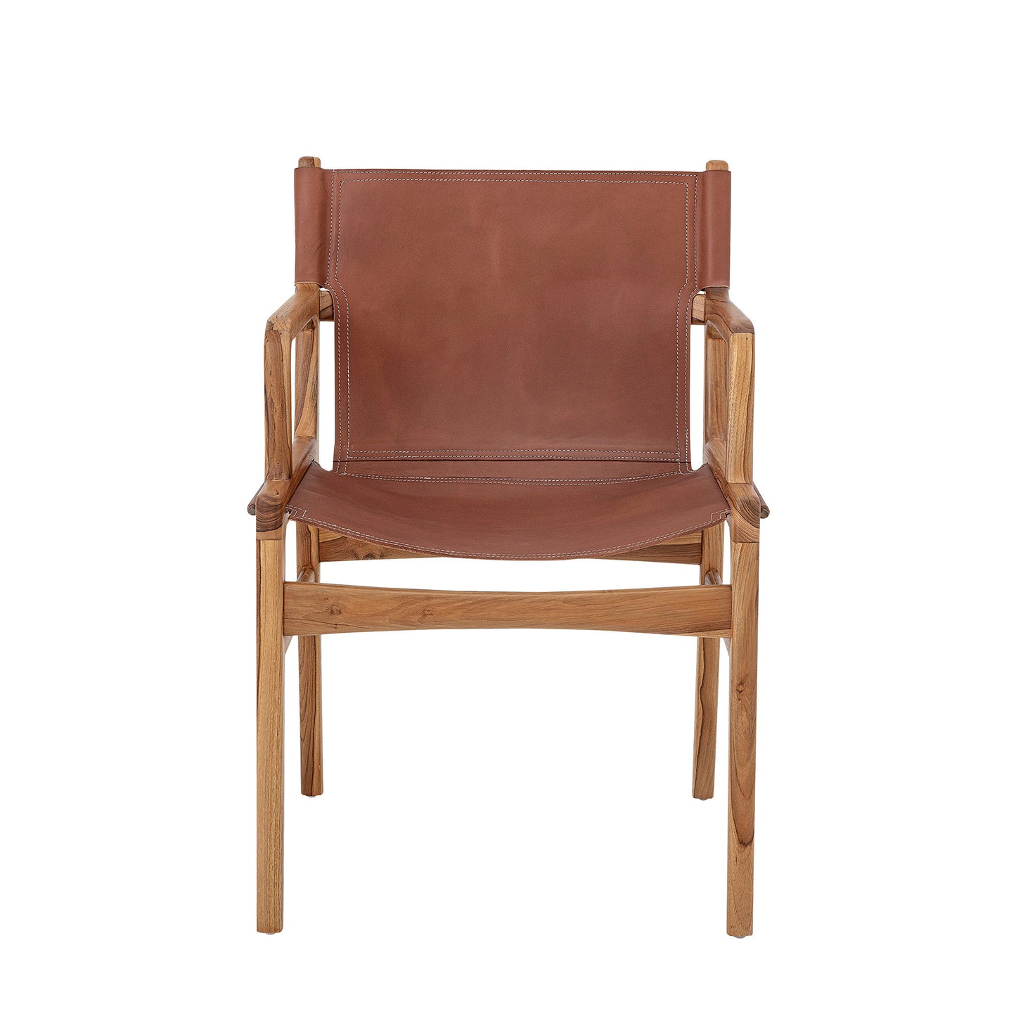 Bloomingville Ollie Loungesessel, Braun, Leder