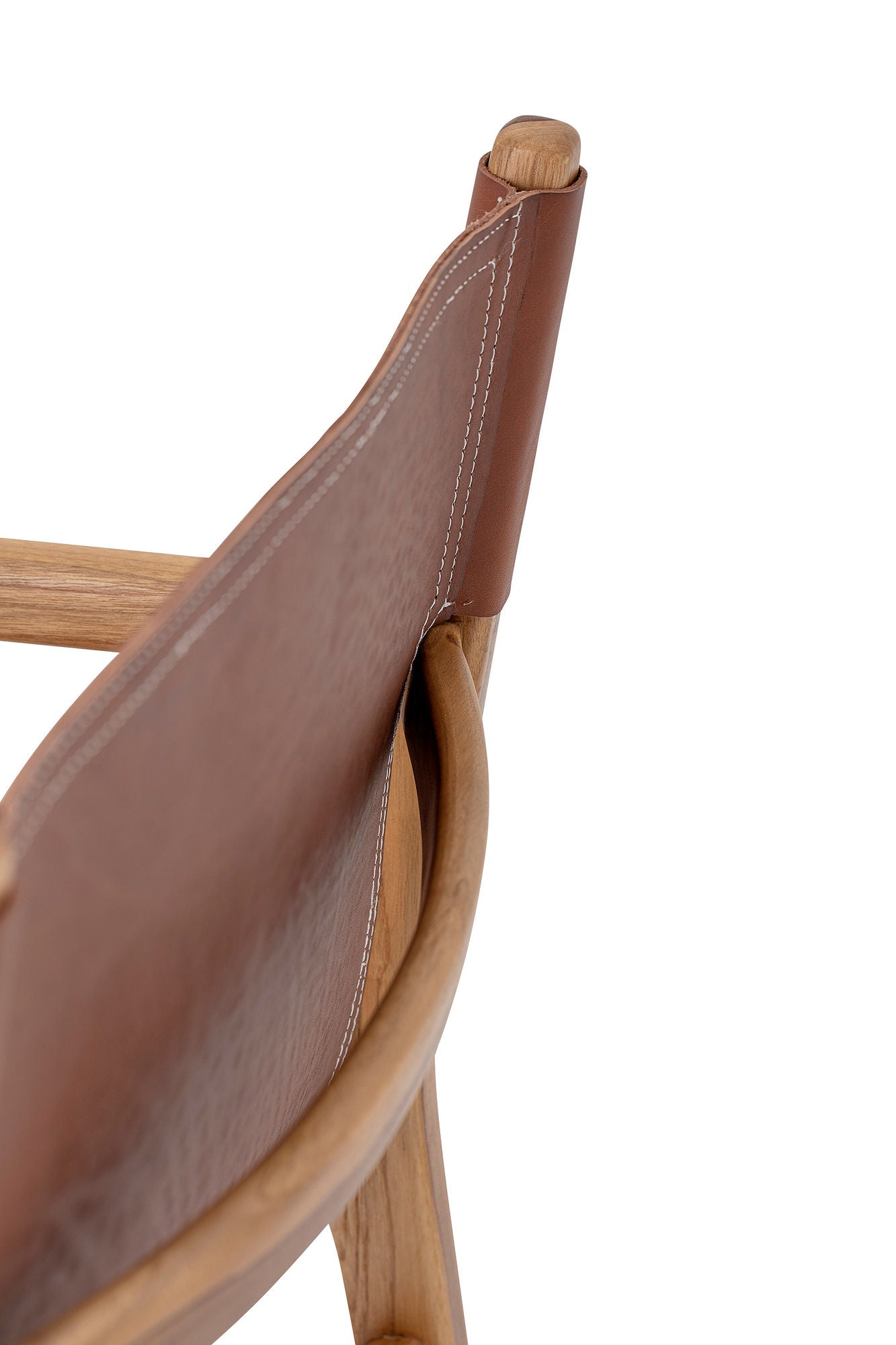 Bloomingville Ollie Loungesessel, Braun, Leder
